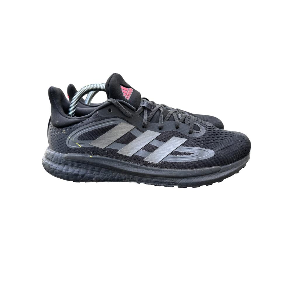 Adidas Solar Glide 4 Running Shoes Men's 8.5 Black Upper Mesh Comfort S42559